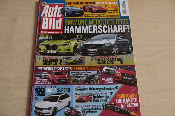 Deckblatt Auto Bild (22/2015)